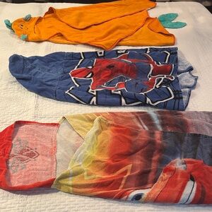 Kids Character Hooded Towels Set